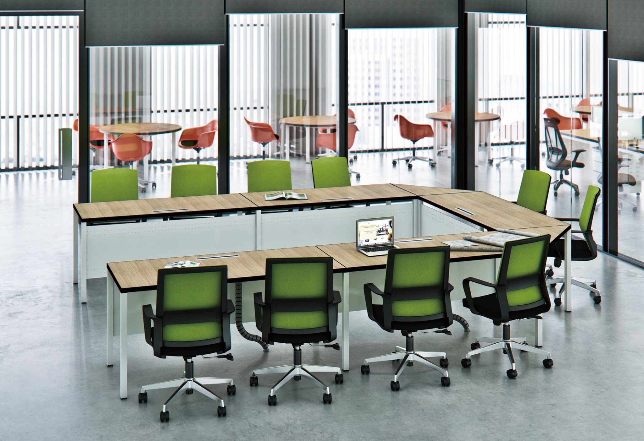 工作站系列-RD造型方柱桌腳 - 6